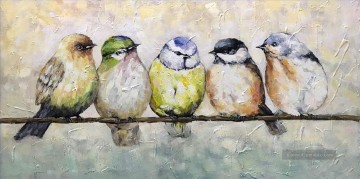 Tier Werke - Fünf Vögel
